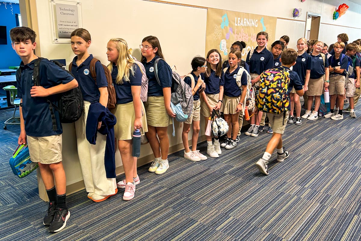 New Students Arrive